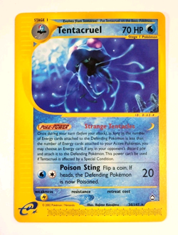 Near Mint - Tentacruel - 38/147 Aquapolis Vintage Wotc Era E-Reader Pokemon Card - Image 1