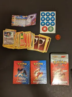 2003 POKEMON EX RUBY & Sapphire Ruby Theme Trading game complete in box - Image 2