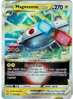 NM Pokemon Lost Origin Magnezone VSTAR Ultra Rare #057/196 - Image 1