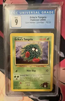 Erika's Tangela Pokemon 2000 Gym Heroes - 79/132 CGC 8.5 NM/MINT+ - Image 1