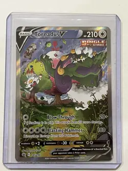 Pokemon TCG Tornadus V Alt Art 185/198 Ultra Rare Chilling Reign LP/NM - Image 1