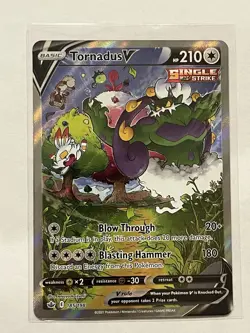 Pokemon TCG Tornadus V Alt Art 185/198 Ultra Rare Chilling Reign LP/NM - Image 3