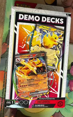 Pokemon TCG Demo Decks Charizard Ex and Pikachu Ex - Image 1