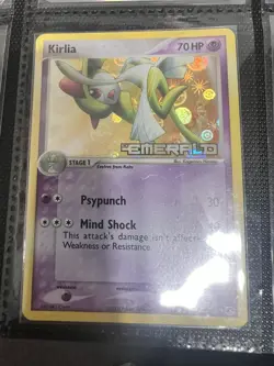 Ralts Kirlia Gardevoir Ex Emerald Reverse Holo Stamped Pokemon 2005 TCG - Image 3