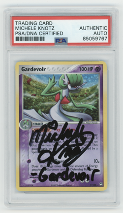 PSA Michelle Knotz Pokemon TCG Gardevoir EX Power Keepers 9/108 Holo Rare - Image 1