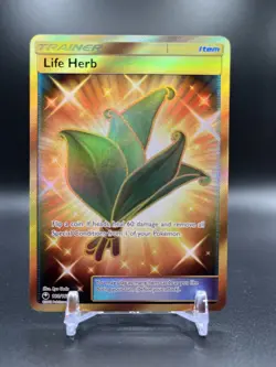 Pokemon TCG Life Herb (Secret) 180/168 SM Celestial Storm GOLD Secret Rare NM - Image 1