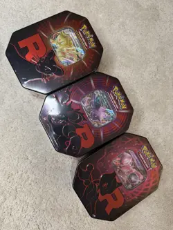 Pokemon TCG: Destined Rivals | Team Rocket Tin | Set of 3 | New & Sealed ✅ - Image 3