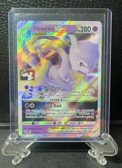 Pokemon TCG Mewtwo VSTAR 031/078 Prize Pack Series 3 Holo Stamped - Image 1