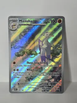 Pokemon Mienshao Illustration Rare Paradox Rift 200/182 NM - Image 1