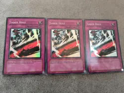 Saber Hole ABPF-EN073 Absolute Powerforce Super Rare Unlimited LP x3 - Image 1