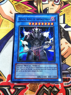 Demise, King of Armageddon soi-en035 Unltd Ed (LP) Super Rare Yu-Gi-Oh! - Image 1