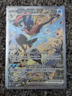 Greninja EX 132 Scarlet & Violet Promo Holo Card (NM Condition) - Image 1
