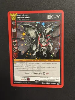 MetaZoo 2023 Black Friday Promo Card - Jersey Devil - Full Holo - Image 1