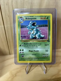 Pokemon TCG Nidoqueen Jungle Non-Holo Card 23/64 Unlimited Rare, LP Condition - Image 1