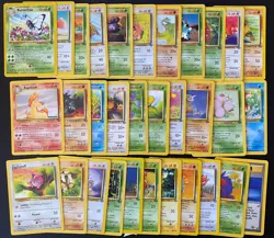 Pokemon TCG - Jungle (1999) Complete Common + Uncommon (32 Cards) LP/NM - Image 1