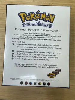 Original 1999 Pokemon Trading Card Game Starter Gift Box SEALED - Image 2