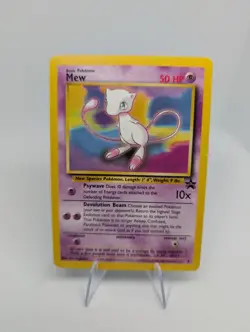 Mew # 8 - Black Star Promo - Pokemon Card - WOTC Vintage LP - Image 1