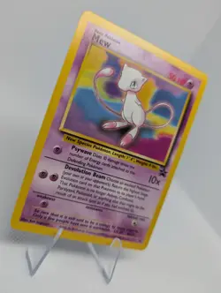 Mew # 8 - Black Star Promo - Pokemon Card - WOTC Vintage LP - Image 2