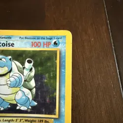 Pokemon Blastoise Base Set Holo Rare Card 2/102 Unlimited LP - Image 3