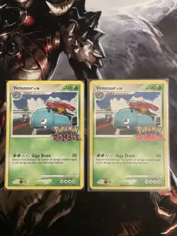 2009 Pokemon Rumble Holo Rare Venusaur 1/16 Holo Card Promo - Image 1