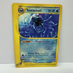Tentacruel 38/147 Aquapolis Non Holo Rare E Reader Pokemon Card NM - Image 1