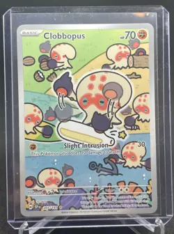 Clobbopus 207/191 Surging Sparks Full Art Illustration Rare Holo Pokemon Card NM - Image 1