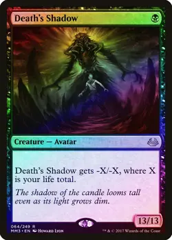 Death's Shadow FOIL Modern Masters 2017 NM Black Rare MAGIC MTG CARD ABUGames - Image 1