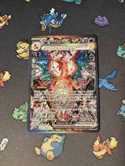 Pokemon Cards Charizard ex 223/197 Illustration Rare Obsidian Flames - (NM) - Image 1