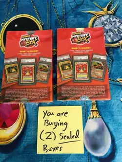 ( 2) Factory SEALED Iconic Mystery Graded Charizard Card Box Pokemon PSA BGS CGC - Image 2