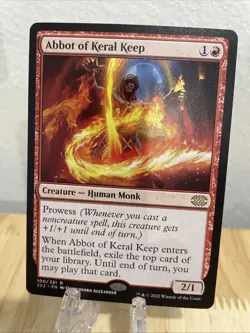 MTG Abbot of Keral Keep Regular #100/331 Double Masters 2022 Rare NM/M - Image 1