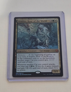 Arahbo, Roar of the World Commander 2017 Foil - Image 1
