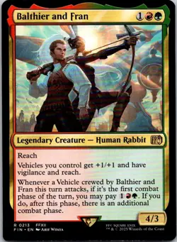 Magic the Gathering Balthier and Fran FINAL FANTASY MTG Free Shipping! - Image 1