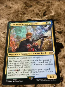 THE WANDERING MINSTREL Magic the Gathering MTG Final Fantasy - Image 1