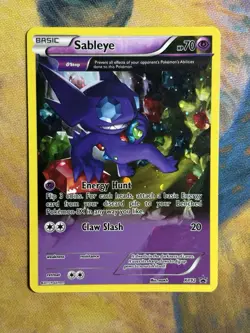 Sableye XY92 XY Black Star Promos Rare Holo Promo 2015 Pokemon Card LP - Image 2