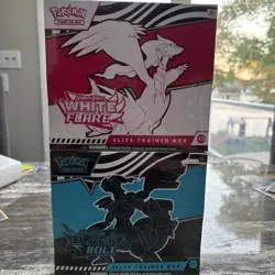 SEALED Pokemon Black Bolt & White Flare Elite Trainer Box ETB Set - Image 1