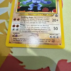 Pokemon 2000 Machamp Black Star Promo 43 - New - NM/MT (Never Played) - Image 2