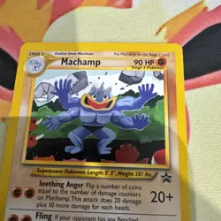 Pokemon 2000 Machamp Black Star Promo 43 - New - NM/MT (Never Played) - Image 3