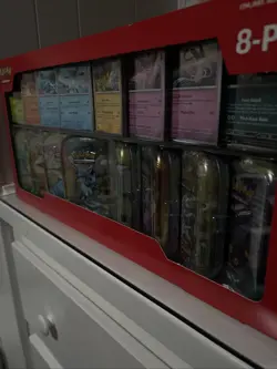 Pokemon TCG Scarlet & Violet Prismatic Evolutions Mini Tins Sealed + 8-Card Lot - Image 4