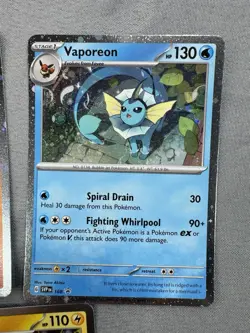 2025 Pokemon Prismatic Evolutions Sticker Tech Black Star Promo Set MINT Flareon - Image 2