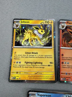 2025 Pokemon Prismatic Evolutions Sticker Tech Black Star Promo Set MINT - Image 3