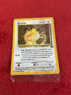 1999 Pokemon Wizards Black Star Promos #10 Meowth Sealed - Image 1