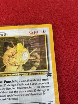 1999 Pokemon Wizards Black Star Promos #10 Meowth Sealed - Image 2