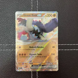 Pokemon TCG - Great Tusk ex - 123/198 - Scarlet & Violet Base - NM Double Rare - Image 1
