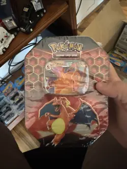 Pokemon TCG : Hidden Fates Tin - CHARIZARD GX - BRAND NEW - FACTORY SEALED 820650804816 - Image 1