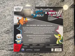 Pokemon TCG SV10.5 Black Bolt & White Flare Unova Poster Collection Box Sealed - Image 2