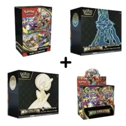 PRESALE - Mega Evolution Pokemon Center Both ETB’s+Enhanced Booster Box+Bundle - Image 1