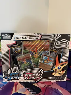 Pokemon Victini Illustration Collection SEALED Black Bolt White Flare - Image 1