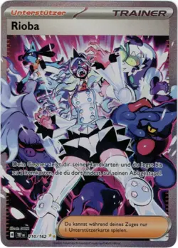 Pokemon Rioba Full Art Gewalten der Zeit TEF 210/162 Near Mint Deutsch - Image 1