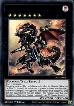 Red-Eyes Flare Metal Dragon 1st Purple Ultra LDS1-EN015 Yu-Gi-Oh! - Image 1