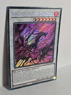 Yugioh Bramble Rose Dragon DOOD-EN039 Secret Rare 1st Edition NM - Image 2